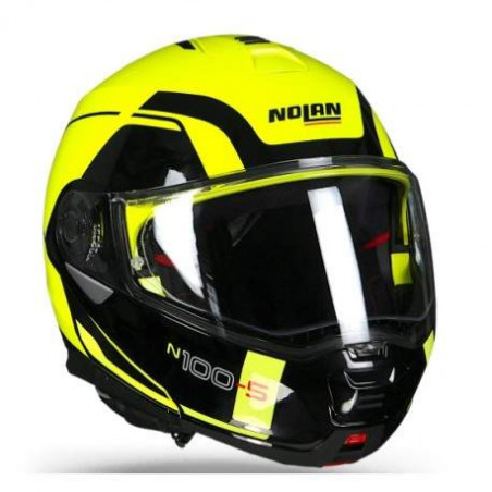 Nolan N 100.5 consistency led yellow 26 casco integrale