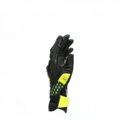 CARBON 3 SHORT GLOVES-20A-BLACK/CHARCOAL-GRAY/FLUO-YELLOW | DAINESE